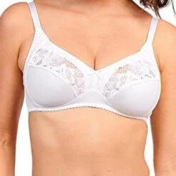 Soutien-Gorge Sans Armatures Coton Plus Blanc