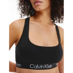 CALVIN KLEIN UNDERWEAR Bralette Logotee Sans Armatures - Noir -Lemon Curve Soldes Magasin bralette logotee sans armatures noir 3232757 6 1140x1140