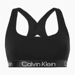 CALVIN KLEIN UNDERWEAR Bralette Logotee Sans Armatures - Noir