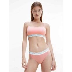 CALVIN KLEIN UNDERWEAR Bralette Logotée Sans Armatures - Rose -Lemon Curve Soldes Magasin bralette logotee sans armatures rose 3232745 3 1140x1140