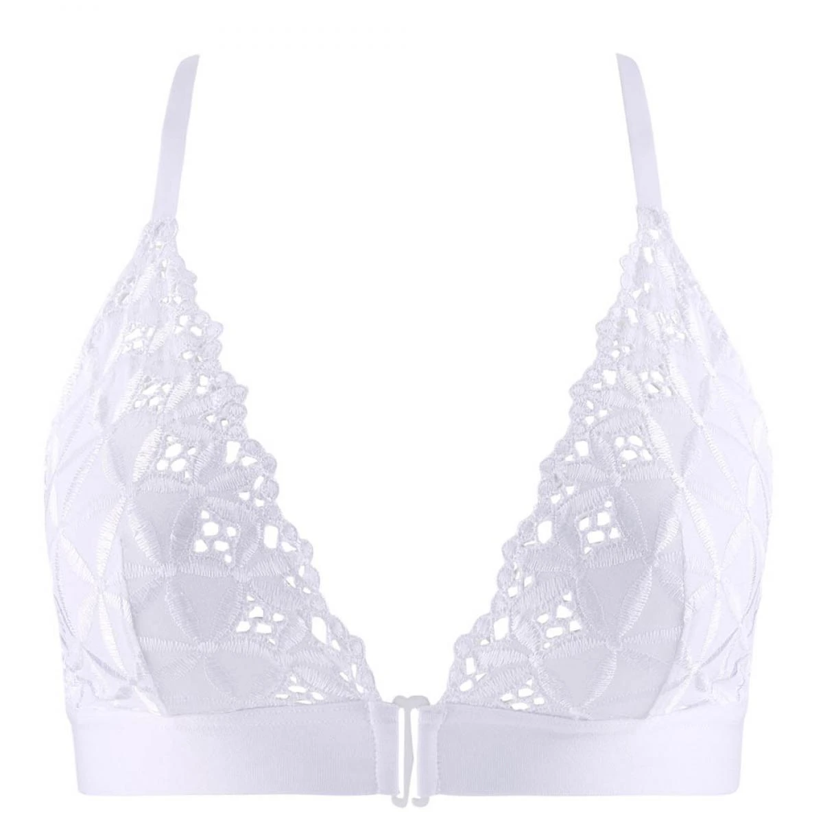 Aubade Bralette Sans Armatures Blanche 2 Aubade Bralette Sans Armatures Blanche – Image 2