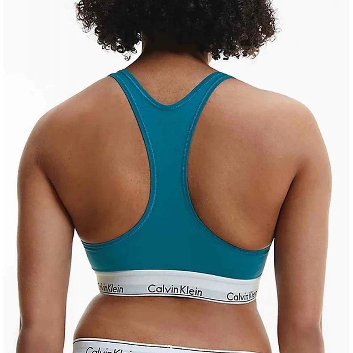 CALVIN KLEIN UNDERWEAR Bralette Sans Armatures - Bleue 3 CALVIN KLEIN UNDERWEAR Bralette Sans Armatures - Bleue – Image 3