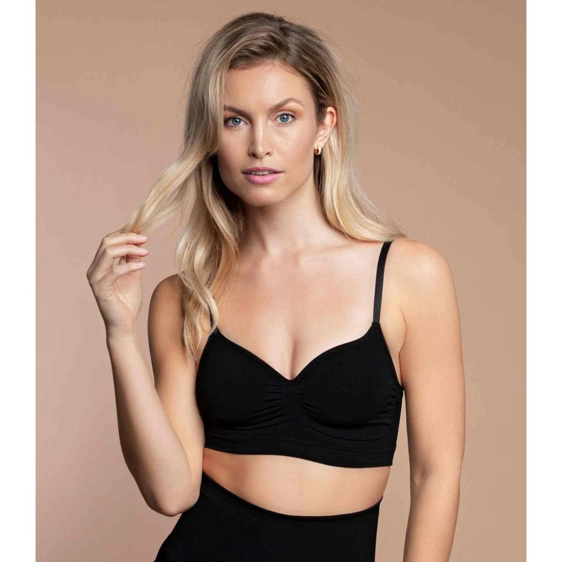 Bye Bra Bralette Sans Armatures Invisible - Noir 1 Bye Bra Bralette Sans Armatures Invisible - Noir