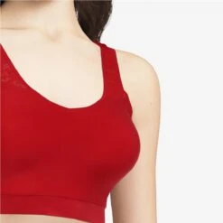 Chantelle Brassière Paddé Dentelle Stretch Rouge -Lemon Curve Soldes Magasin brassiere padde dentelle stretch rouge 1232217 2 1200x1200