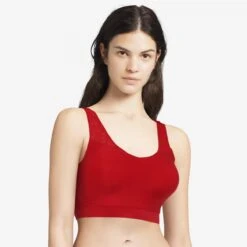 Chantelle Brassière Paddé Dentelle Stretch Rouge -Lemon Curve Soldes Magasin brassiere padde dentelle stretch rouge 1232217 4 1200x1200