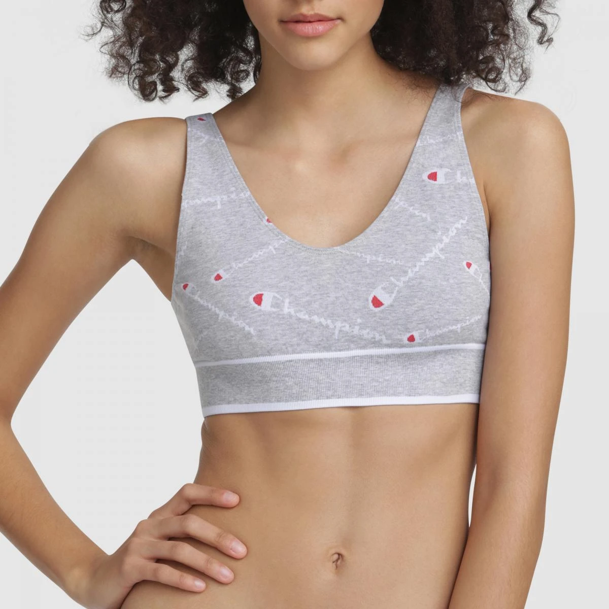 Champion Brassière Sans Armatures Grise 2 Champion Brassière Sans Armatures Grise – Image 2