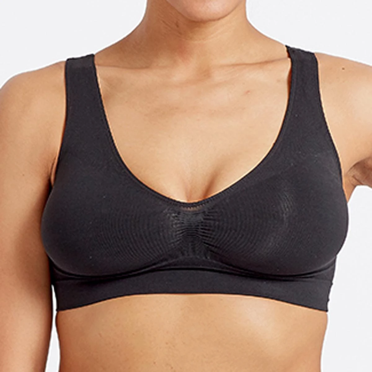 Brassière Sans Armatures Noire 2 Brassière Sans Armatures Noire – Image 2