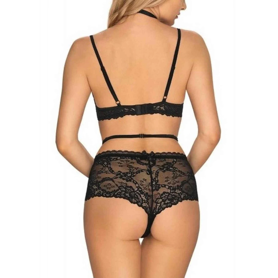 Obsessive Ensemble 2 Pièces - Soutien-gorge Corbeille Et Shorty - Noir 2 Obsessive Ensemble 2 Pièces - Soutien-gorge Corbeille Et Shorty - Noir – Image 2