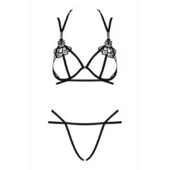 Obsessive Ensemble 2 Pièces - Soutien-gorge Et String Ouverts - Noir -Lemon Curve Soldes Magasin ensemble 2 pieces soutien gorge et string ouverts noir 3374258 1140x1140