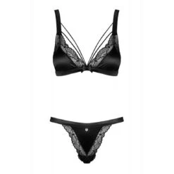 Obsessive Ensemble 2 Pièces - Soutien-gorge Plongeant Et String - Noir -Lemon Curve Soldes Magasin ensemble 2 pieces soutien gorge plongeant et string noir 3374298 1140x1140