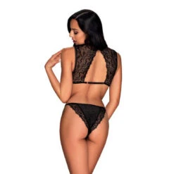 Obsessive Ensemble 2 Pièces - Soutien-gorge Triangle Et Culotte - Noir 8 Obsessive Ensemble 2 Pièces - Soutien-gorge Triangle Et Culotte - Noir -Lemon Curve Soldes Magasin ensemble 2 pieces soutien gorge triangle et culotte noir 3374364 5 1140x1140