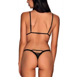 Obsessive Ensemble 2 Pièces - Soutien-gorge Triangle Ouvert Et String - Noir -Lemon Curve Soldes Magasin ensemble 2 pieces soutien gorge triangle ouvert et string noir 3374344 3 1140x1140