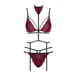 Obsessive Ensemble 3 Pièces - Soutien-gorge Triangle, Tanga Et Porte-jarretelles - Rouge 9 Obsessive Ensemble 3 Pièces - Soutien-gorge Triangle, Tanga Et Porte-jarretelles - Rouge -Lemon Curve Soldes Magasin ensemble 3 pieces soutien gorge triangle tanga et porte jarretelles rouge 3374284 1140x1140
