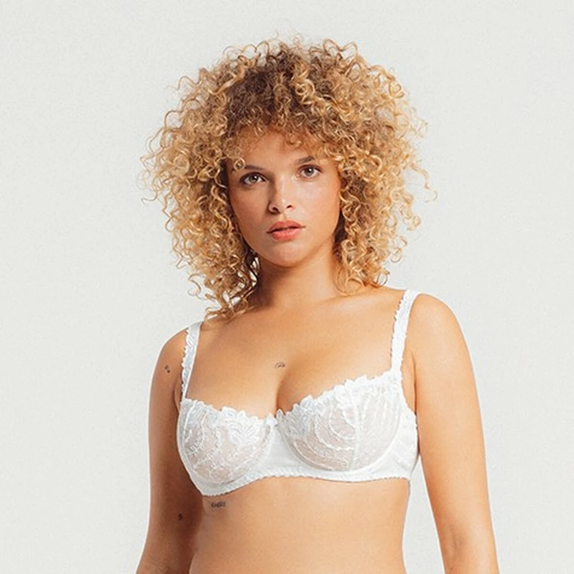 Soutien-gorge Corbeille Armatures Blanc 4 Soutien-gorge Corbeille Armatures Blanc – Image 4