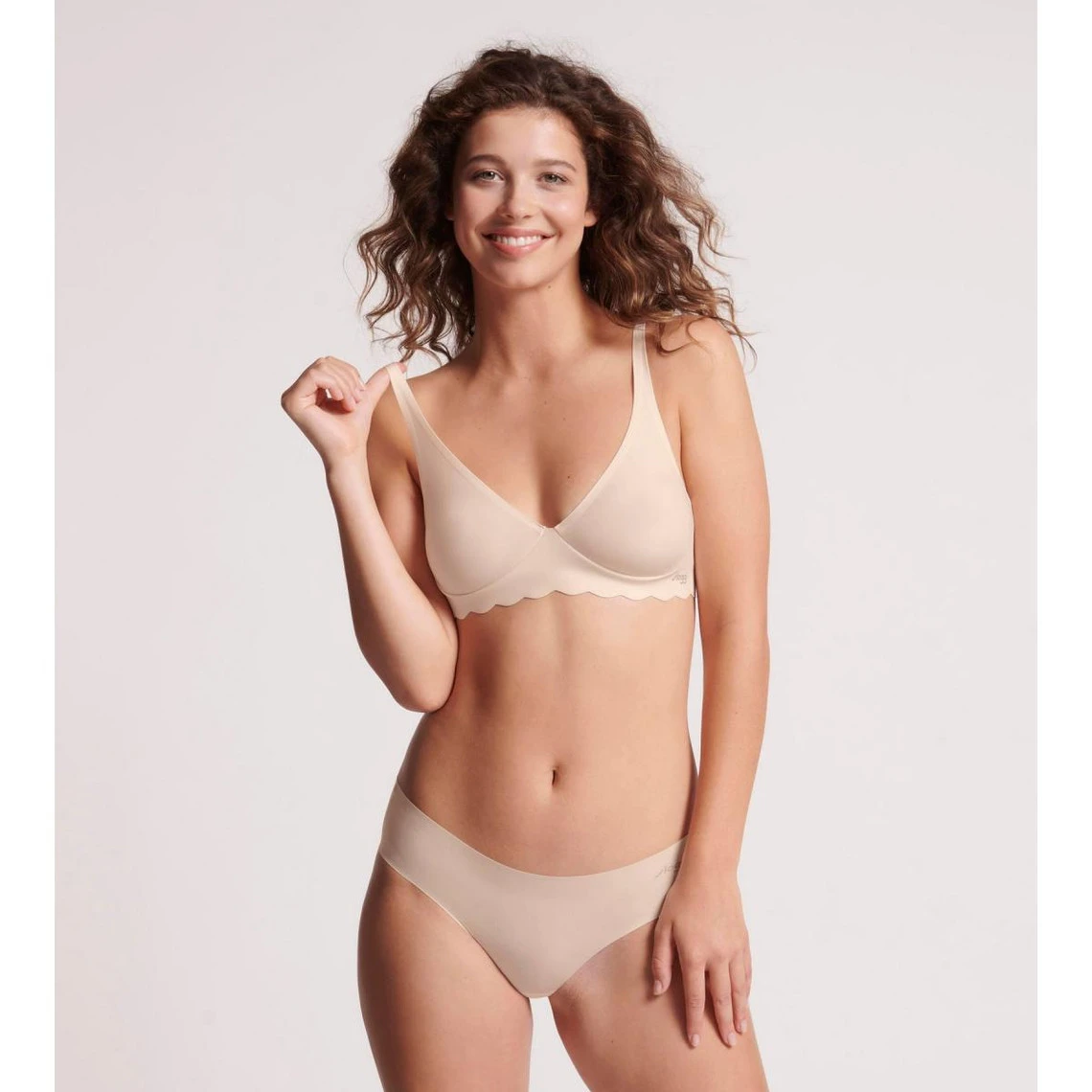 Sloggi Soutien-Gorge Sans Armature - Beige 4 Sloggi Soutien-Gorge Sans Armature - Beige – Image 4