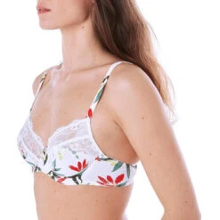 Soutien-gorge à Armatures Imprimé Etourdie-blanc