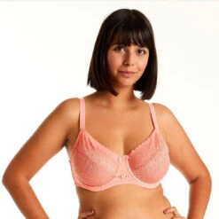 Soutien-gorge à Armatures Orange Gaufrette