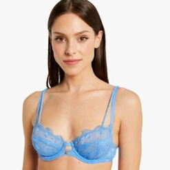 Soutien-gorge à Armatures - Bleu -Lemon Curve Soldes Magasin soutien gorge a armatures sarah dentelle 3470668 6839830 30 1140x1140