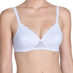 Triumph Soutien-Gorge Ampliforme Sans Armature Blanc