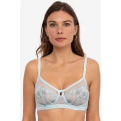 Soutien Gorge Armatures Dentelle - Bleu
