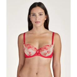 Aubade Soutien-gorge Balconnet Armatures - Rouge
