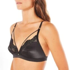 Soutien-gorge Bandeau Sans Armatures - Noir