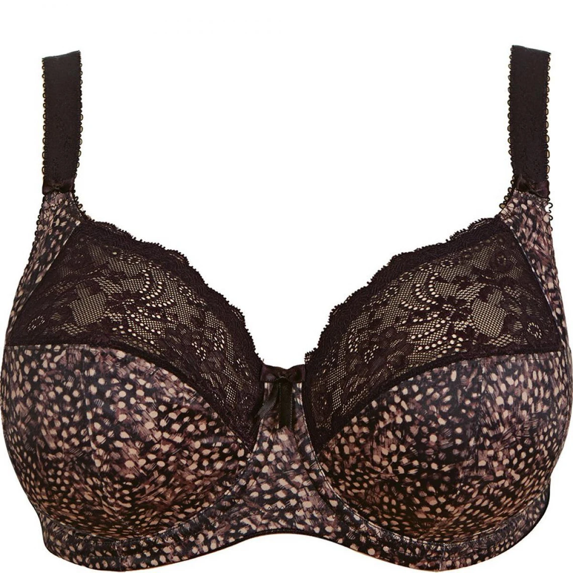 ELOMI Soutien-gorge Bonnets Entiers à Armatures - Ébène 4 ELOMI Soutien-gorge Bonnets Entiers à Armatures - Ébène – Image 4