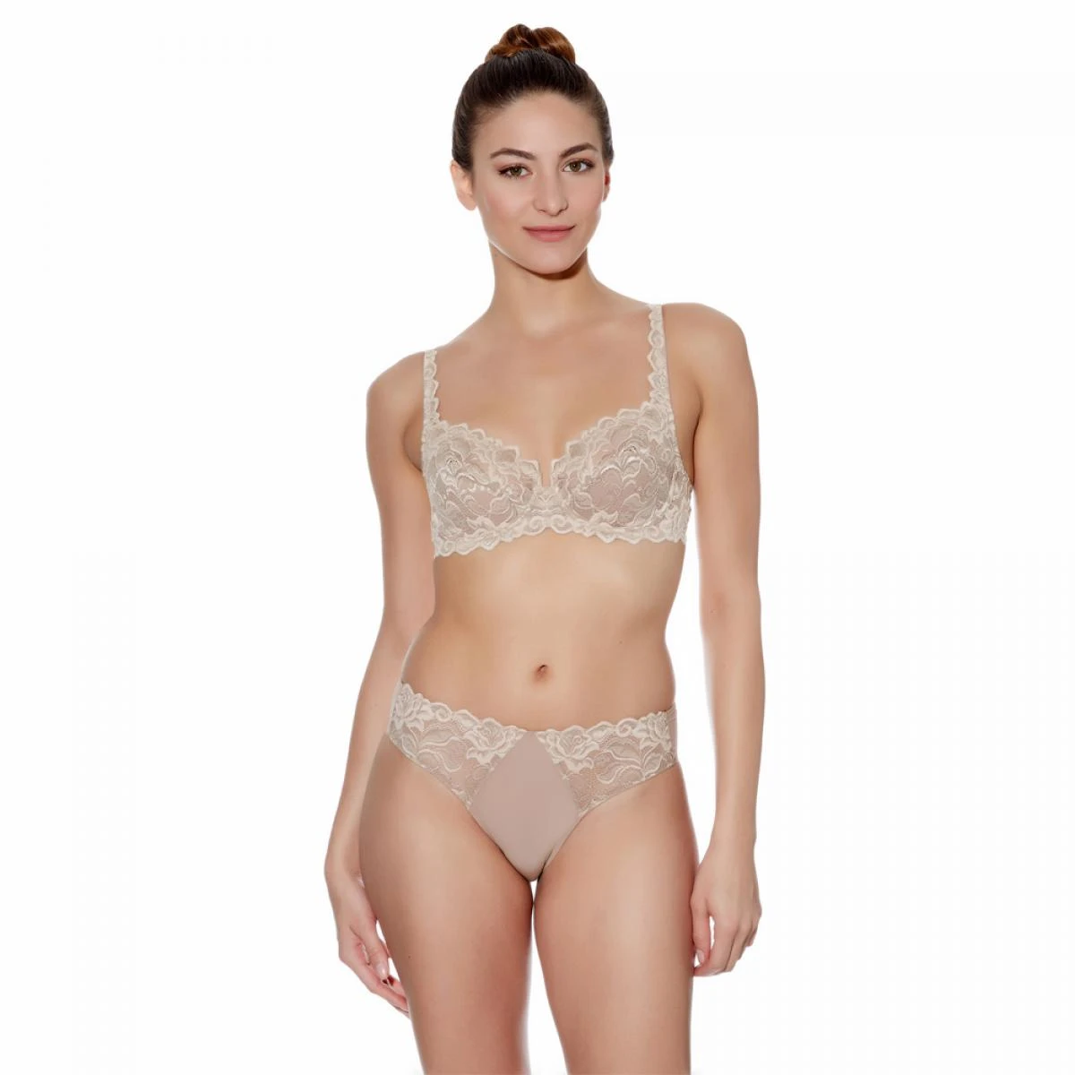 Soutien-gorge Classique à Armatures Marron 2 Soutien-gorge Classique à Armatures Marron – Image 2
