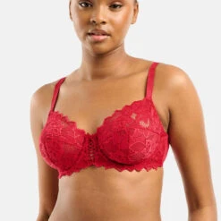 Soutien-gorge Emboîtant Armatures - Rouge