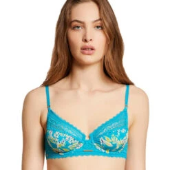 Soutien-gorge Corbeille Armatures Bleu