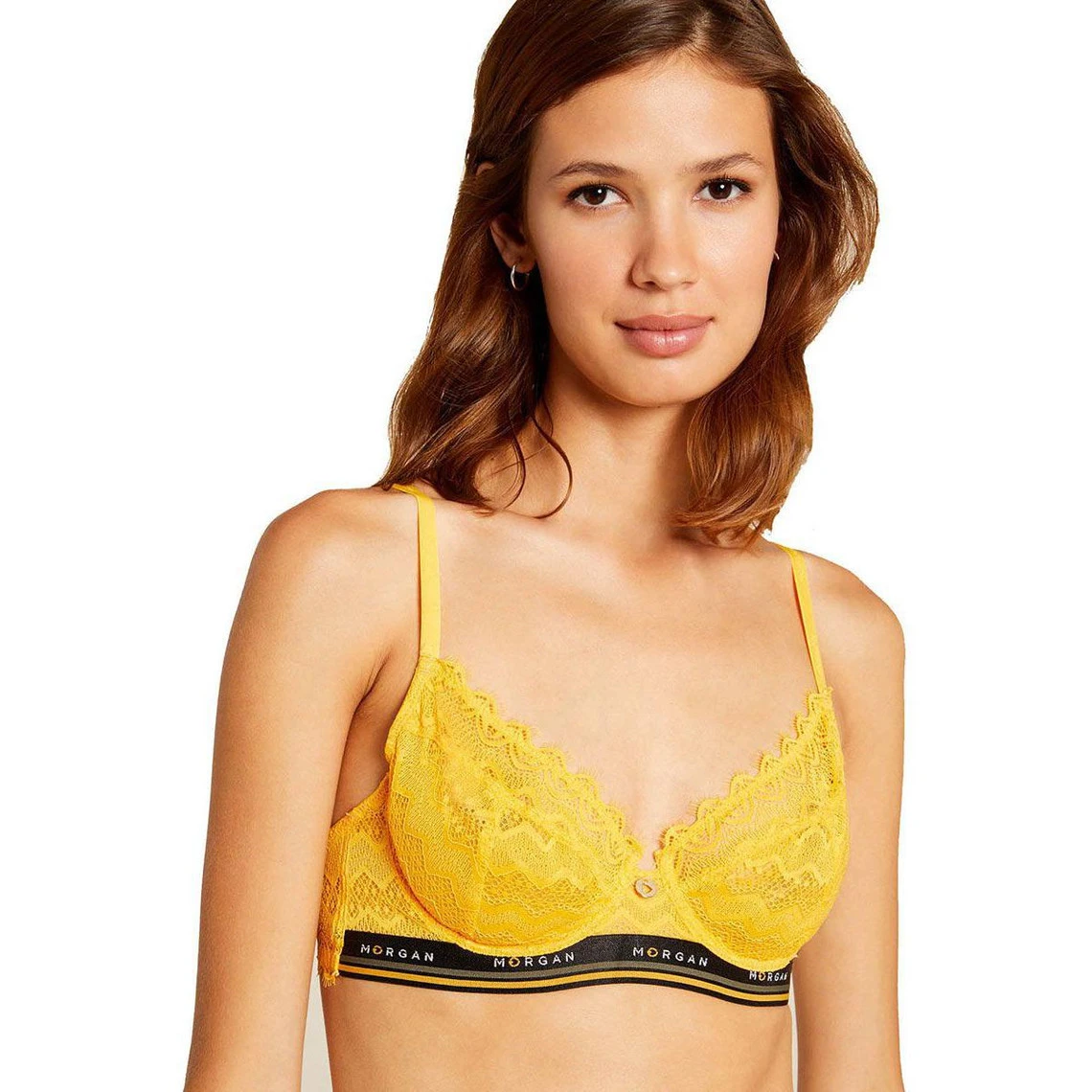 Soutien-gorge Corbeille Armatures Jaune 1 Soutien-gorge Corbeille Armatures Jaune