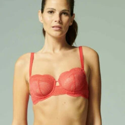 Soutien-gorge Corbeille Armatures - Rouge