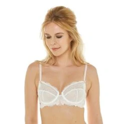 BRIGITTE BARDOT Soutien-gorge Corbeille Balconnet Armatures - Blanc