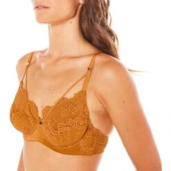 Soutien-gorge Corbeille Balconnet Armatures- Jaune