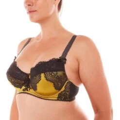 BRIGITTE BARDOT Soutien-gorge Corbeille Balconnet Armatures - Jaune