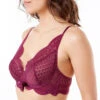 Soutien-gorge Corbeille Bordeaux Valentine POMM'POIRE - Bordeaux
