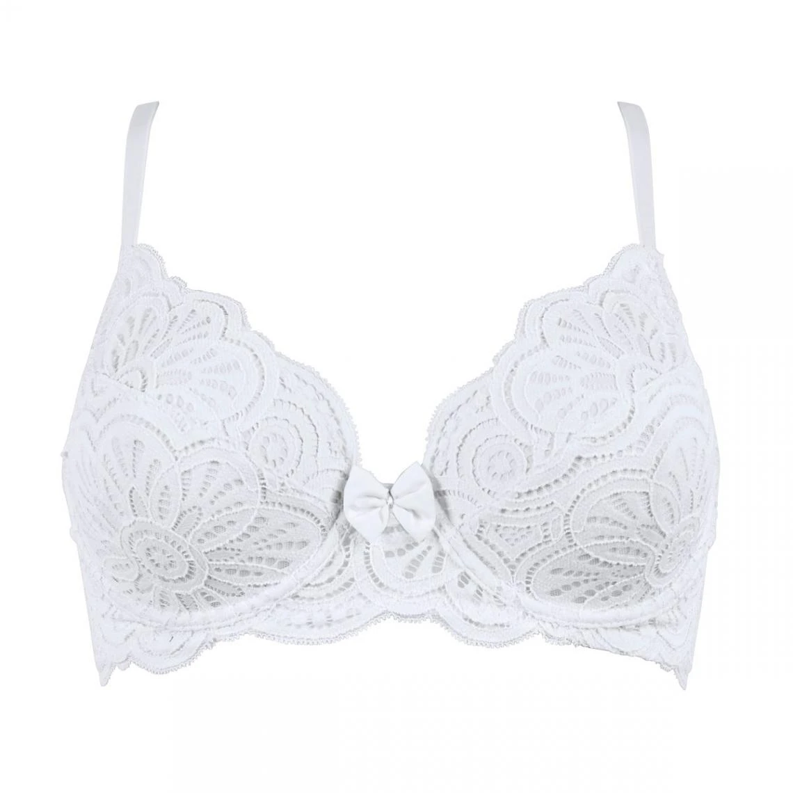 Soutien - Gorge Corbeille Paname POMM'POIRE - Blanc 2 Soutien - Gorge Corbeille Paname POMM'POIRE - Blanc – Image 2