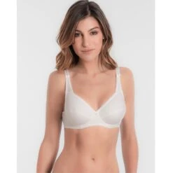 Soutien-gorge Emboitant Armatures Blanc Playtex Cœur Croisé