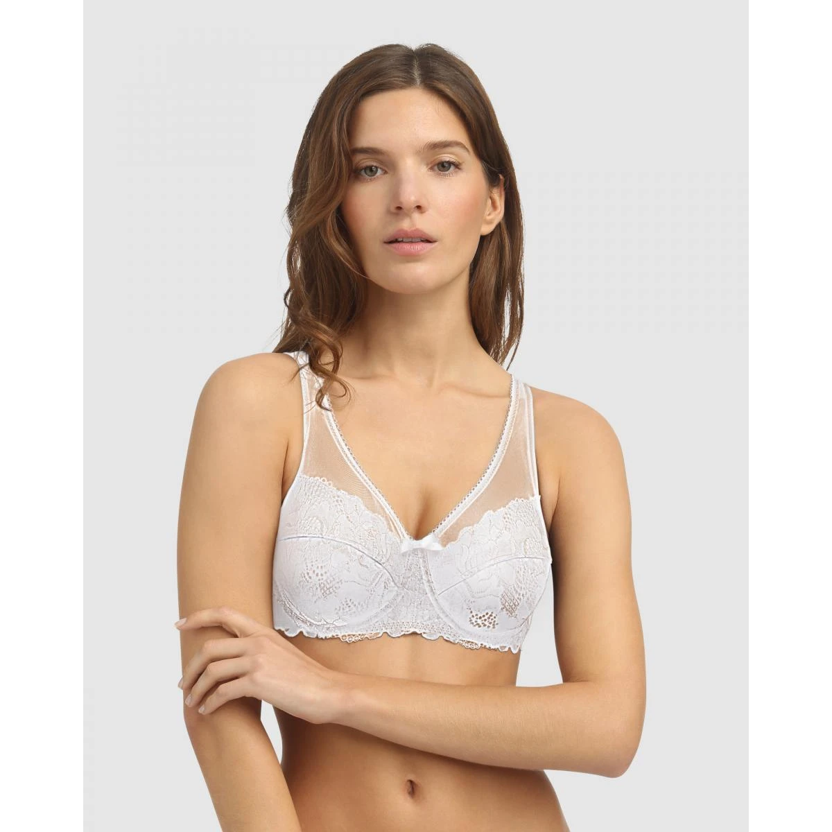 DIM Soutien-gorge Emboitant Armatures Blanc 1 DIM Soutien-gorge Emboitant Armatures Blanc