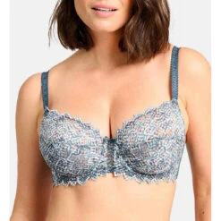 Soutien-gorge Emboîtant Armatures - Bleu