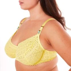 Soutien-gorge Emboitant Armatures - Jaune