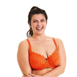 Soutien-gorge Emboîtant Armatures - Orange