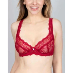 Soutien-gorge Emboîtant Armatures - Rouge