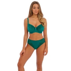 FANTASIE Soutien-gorge Emboîtant Armatures En Maille Transparente Brodée De Motif Floral - Vert -Lemon Curve Soldes Magasin soutien gorge emboitant armatures vert 3409460 4 1140x1140