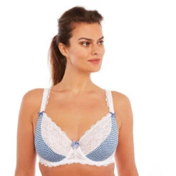 BRIGITTE BARDOT Soutien-gorge Emboitant Grand Maintien Armatures - Bleu