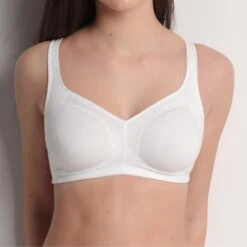 Soutien-gorge En Coton Sans Armatures Blanc