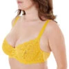 Soutien-gorge Grand Maintien Bonnets C à F Jaune Paradoxe POMM'POIRE-jaune