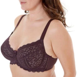 Soutien-gorge Grand Maintien C, D Et E Figue Elena POMM'POIRE-violet