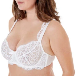 Soutien-gorge Grand Maintien C, D Et E Ivoire Pourquoi Pas POMM'POIRE-blanc