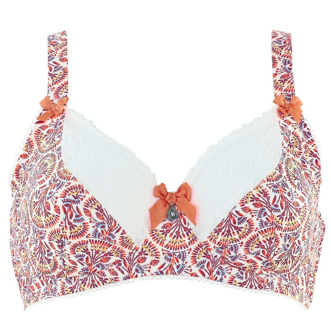 Soutien-gorge Grand Maintien C, D Et E Ivoire/orange Infini POMM'POIRE-orange 2 Soutien-gorge Grand Maintien C, D Et E Ivoire/orange Infini POMM'POIRE-orange – Image 2